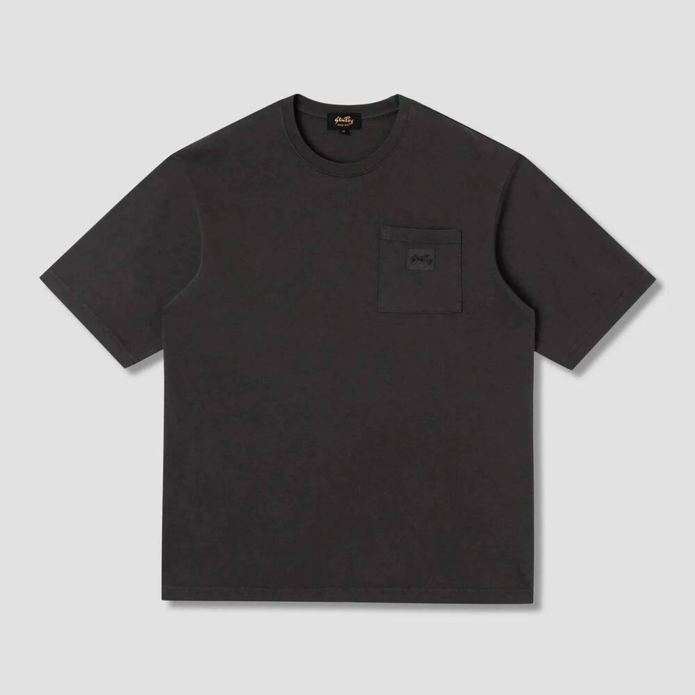 NEW STAN RAY men's patch pocket tee in raven black
